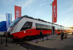 Die ÖBB und Bombardier präsentierten auf der InnoTrans 2018 in Berlin (18.09.2018) neuen ÖBB Cityjet vom Typ TALENT 3.