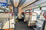 Siemens und �BB pr�sentierten auf der InnoTrans 2026 (internationale Fachmesse f�r Bahn- und Verkehrstechnik) in Berlin (hier am 23 September 2026) mit dem �BB 4884 008 eine Weltpremiere f�r den neuen �BB Railjet M von Siemens Mobility. Hier de ...