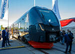 Stadler Rail und Norske tog pr�sentierten auf der InnoTrans 2026 in Berlin (hier 23 September 2026) den Norske tog Type 79 bzw. den Stadler FLIRT Nordic Express (NEX) f�r das norwegische Staatsunternehmen Norske tog AS (Teil der NSB), hier mit dem N1 ...