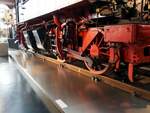Meyer Antriebsdrehgestelle der 98 001 der Windbergbahn im Technikmuseum in Chemnitz am 19.04.2017. 