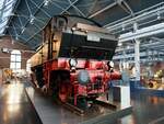 98 001 der Windbergbahn im Technikmuseum in Chemnitz am 19.04.2017. 