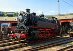 Die DB 82 008 (ex DB 082 008-4) am 23.04.2011 im Südwestfälische Eisenbahnmuseum in Siegen.