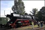 Beim 5. Berliner Eisenbahnfest war auch wieder 41 1185-2 der BSW-Gruppe Traditionsgemeinschaft Bw Halle P e.V.  wieder anwesend (gesehen Berlin Bw Sch�neweide 09.09.2012)