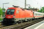 ÖBB 1116 153 verlasst mit ein IC nach Salzburg Hbf Uelzen am 2 September 2007.