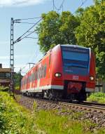   ET 425 531-1 der DB Regio fährt als RE 8  Rhein-Erft-Express  (Koblenz-Köln-Mönchengladbach) am 06.06.2014 durch Königswinter in Richtung Köln.