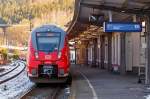   Betzdorf/Sieg am 07.02.2015   Eigentlich brauch das Bild nicht mehr Bildbeschreibung....;-)   Zwei gekoppelte vierteilige Bombardier Talent 2 der DB Regio NRW, als RE 9  Rhein-Sieg-Express 