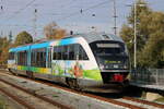 642 041 als RB 13121(Wismar-Rostock)bei der Einfahrt im Rostocker Hbf.18.10.2024