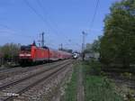 146 242-3 durchf�hrt Regensbur Pr�fering als RE 4246 nach N�rnberg.