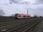 646 007 f�hrt als RB 28813 in Saarmund ein.