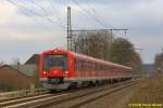 474 127 + 474 115 als S3 nach Stade am 07.04.2015 in Neukloster (Kreis Stade)