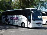 Volvo 9700 von Vokuhl Reisen aus Deutschland in Rostock.