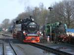 99 1782-4 und Mh53,am 21.April 2012,in der Einsatzstelle Putbus.