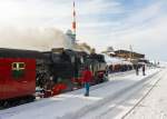   Deutschlands höchster Bahnhof der von einer reinen Adhäsionsbahn befahren wird......
