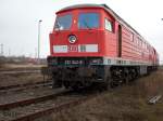 232 342-6 ex.Bh Rostock Seehafen am 24.Januar 2009 in der Einsatzstelle Mukran.Am 23.Mrz 2010 zur Verschrottung abgefahren.