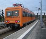 ORT(Oberleitungsrevisionstriebwagen)708 324-9 stand am 28.09.10 im Rostocker Hbf und fuhr paar Mintuen spter Richtung Warnemnde Werft.