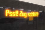Am Morgen des 30.12.2025 machte ich im Rostocker Hbf ganz leise weil Psst ! Zug schläft