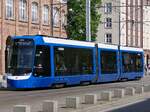 Tina Nr. 806 der Rostocker Stra�enbahn AG in Rostock.