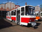 Stra�enbahn / Stadtbahn Berlin; KT 4 DNr.219 282-8 von CKD Tatra Baujahr 1986 im Betriebshof Berlin K�penick am 08.09.2018.