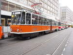 Stra�enbahn / Stadtverkehr; Berlin;  219 481-3 T4D von CKD Tatra Baujahr 1986 in Berlin Alexanderplatz am 20.10.2019.