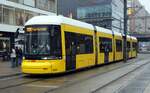 Straßenbahn / Stadtverkehr;  Berlin;   GT 6-12 ZRK von Bombardier Baujahr 2013 als Fahrschule am Alexanderplatz in Berlin am 24.10.2019.