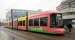 Straßenbahn / Stadtverkehr; Berlin; GT 8-11 ERL Nr.8035 von Bombardier Baujahr 2016 auf dem Alexanderplatz in Berlin am 24.10.2019.