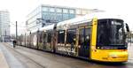 Straßenbahn / Stadtverkehr; Berlin;    GT 8-11 ZRL Nr.9028von Bombardier Baujahr 2015 auf dem Alexanderplatz in Berlin am 24.10.2019.