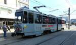 Straßenbahn / Stadtverkehr; Berlin;     KT 4 D Nr.4592 Partywagen von CKD Tatra-Bautzen Baujahr 1989 am Alexanderplatz in Berlin am 14.05.2017.