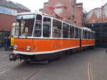 Straßenbahn / Stadtverkehr; Berlin;    KT 4 D Nr.219 481-3 von CKD Tatra Baujahr 1986 im Betriebshof Berlin Köpenick am 08-09-2018.