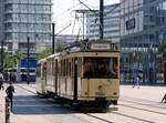 Straßenbahn / Stadtverkehr; Berlin;        T 24-49 Nr.5984 von Hawa Baujahr 1925 am Alexanderplatz in Berlin am 14.05.2017.