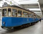 Straßenbahn / Stadtverkehr;  München;  D 6-3 Nr.490 von Böker Baujahr 1911 im MVG Museum am 09.11.2014.
