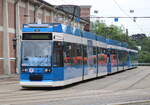 Am Nachmittag war 6N1 Wagen 678 auf dem Betriebshof der Rostocker Straßenbahn AG abgestellt.27.07.2024