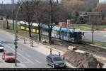 BVG 2028 (Typ GT6N)  BVG f�r Sie 100% Klimatisiert...  (Berlin Greifswalder Str, 20.03.2009).