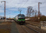 Die an die SETG - Salzburger Eisenbahn TransportLogistik vermietete Vectron MS 193 752 (91 80 6193 752-3 D-ELOC) fährt am 20.03.2021 mit der kalten 193 839-8 (91 80 6193 839-8 D-ELOC) und einem