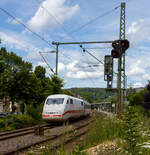 Nun fahren auch ICE auf der Siegstrecke (KBS 460), zwischen Siegen und Köln, auch wenn die Züge sehr kurz sind und nur in einer Richtung fahren können.