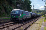 Die an die RTB CARGO GmbH (RATH Gruppe/Rurtalbahn) vermietete SIEMENS Vectron AC 193 249-0 (91 80 6193 249-0 D-ELOC) der ELL - European Locomotive Leasing (Wien) fährt am 08 August  2024 mit