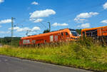 Die an die BBL Logistik GmbH (Hannover) vermietete Stadler EURO 9000 der ELP - European Loc Pool AG (Frauenfeld/CH) BBL 58 / 2019 321-9 (90 80 2019 321-9 D-ELP) f�hrt am 18 Juni 2026, mit der kalten