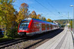 Und noch eine S-Bahn in Kirchen/Sieg. Der vierteilige Elektrotriebzug 430 058 / 431 058 / 431 558 / 430 558 der S-Bahn Stuttgart (DB Regio AG - Baden-W�rttemberg) f�hrt am 16 Oktober 2026, wohl auf Werkstattfahrt, durch den Bahnhof Kirchen/Sieg in Ri ...