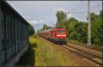 DB Regio 112 190 mit RE3 Elsterwerda am 11.08.2014 in Panketal-R�ntgental