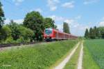440 701-1 als RE 4072 M�nchen - Landshut - Passau bei Freising.