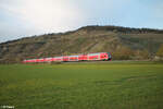 445 045-1 + ein unbekannter als �berf�hrungsfahrt bei Th�ngersheim.