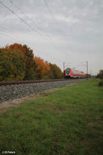 445 063 als RE55 4626 Bamberg - Frankfurt/Main bei Th�ngersheim.