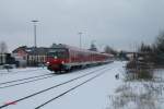 610 013 + 012 als RE 3696 in Wiesau. 07.12.13