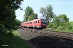 Nachschuss auf 612 667 + 627 als IRE 3086 Dresden - N�rnberg bei Sch�nfeld.