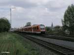 612 472 zieht als RE 3786/3460 nach N�rnberg in Marktredwitz.