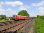 612 652 als RE Regensburg bei Sch�nfeld.