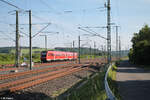 612 641 als RE 32 3499 Hof - Bamberg bei Ebensfeld. 20.05.24