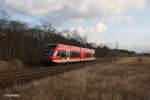 646 028 als RE18486 nach Frankfurt/Oder bei Eisenh�ttenstadt. 23.02.12