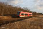 646 028 als RE18488 Eisenh�ttenstadt - Frankfurt/Oder bei Eisenh�ttenstadt. 23.04.12