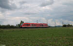 648 315-9 als Leerreise bei Uffenheim in Richtung Süden. 27.05.24