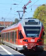 Ein Stadler-Flirt (BR 429) der DB in Sassnitz am Hauptbahnhof.